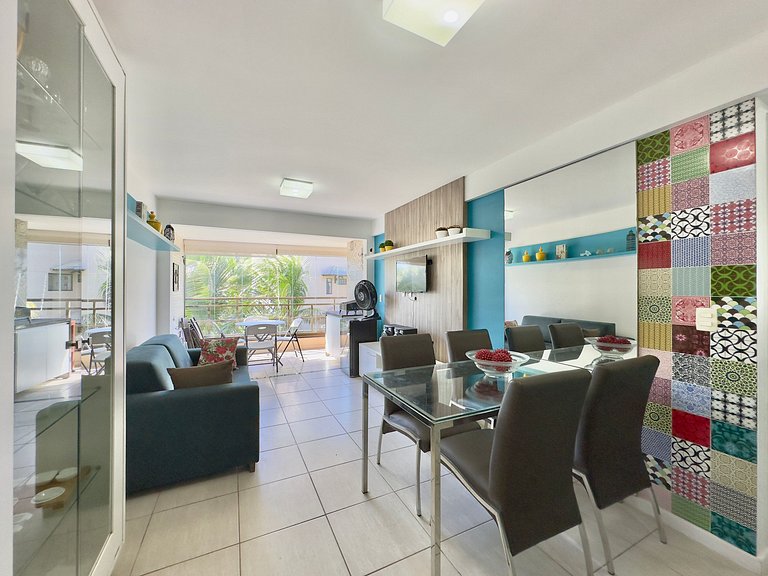 Apartamento lindo e confortável no Beach Place