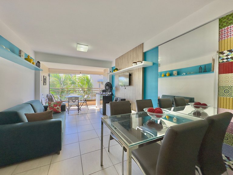 Apartamento lindo e confortável no Beach Place