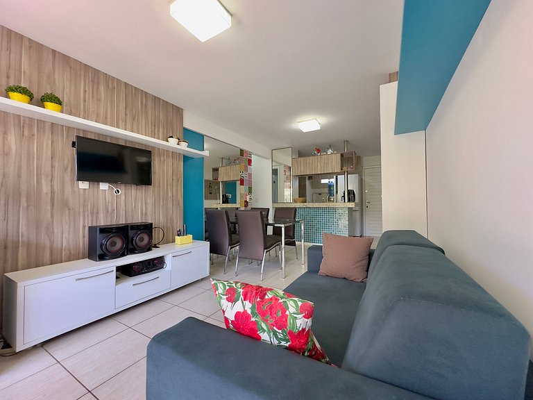 Apartamento lindo e confortável no Beach Place