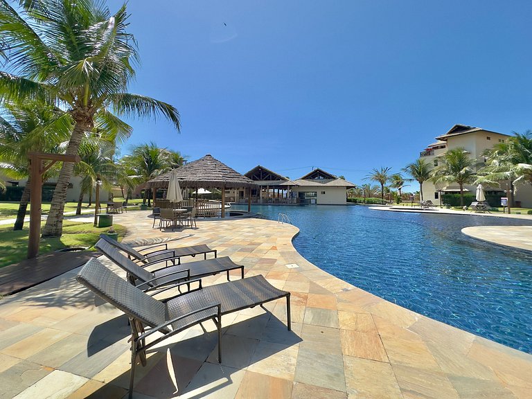 Amazing apartment in a beachfront resort