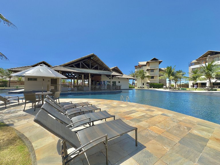 Amazing apartment in a beachfront resort