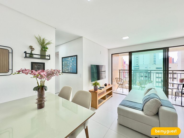Lindo apartamento com vista no Meireles