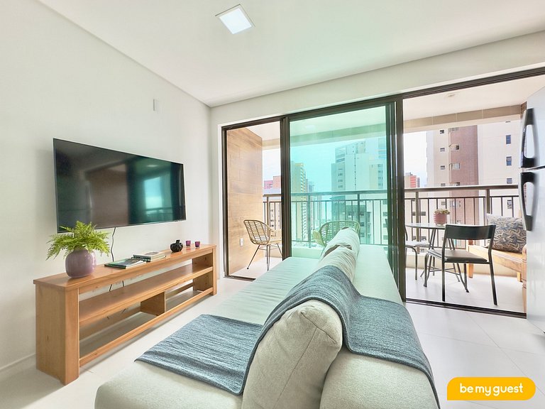 Lindo apartamento com vista no Meireles