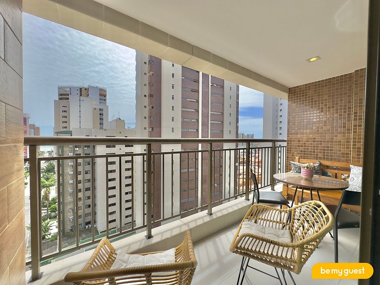 Lindo apartamento com vista no Meireles