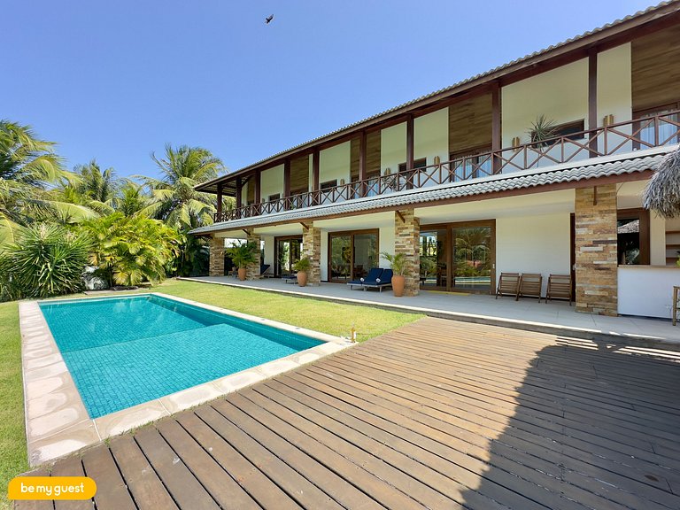 Villa Laranja Prainha – Casa 6 suítes frente mar Ceará