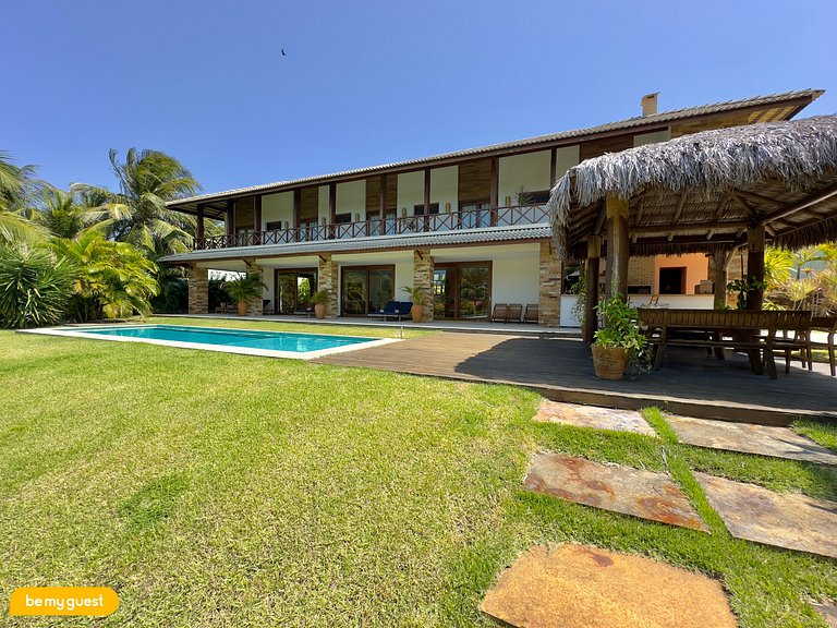 Villa Laranja Prainha 6-suite house facing the sea in Ceará