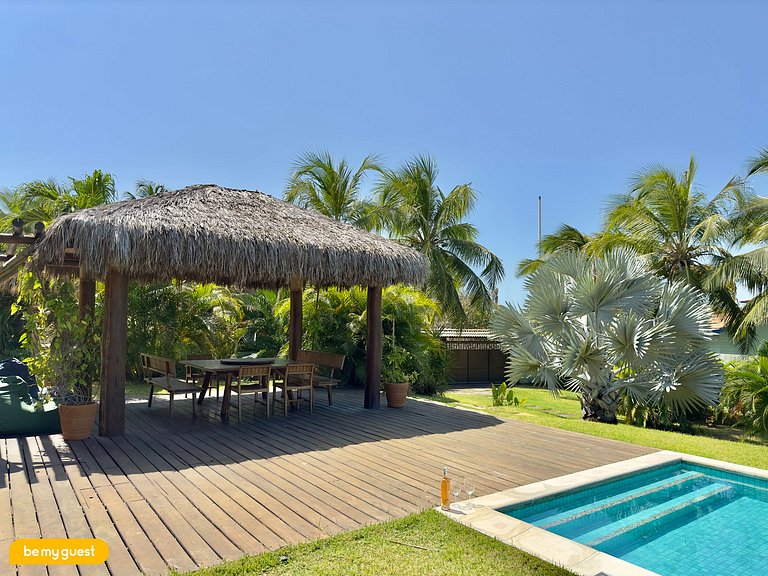 Villa Laranja Prainha – Casa 6 suítes frente mar Ceará