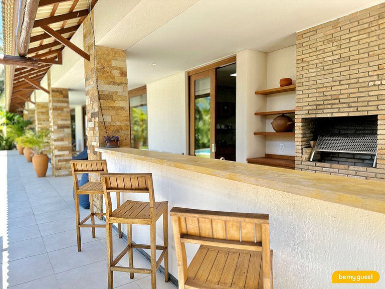 Vila Laranja Prainha Casa de 6 suites frente al mar en Ceará