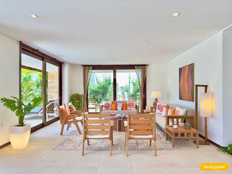 Villa Laranja Prainha – Casa 6 suítes frente mar Ceará