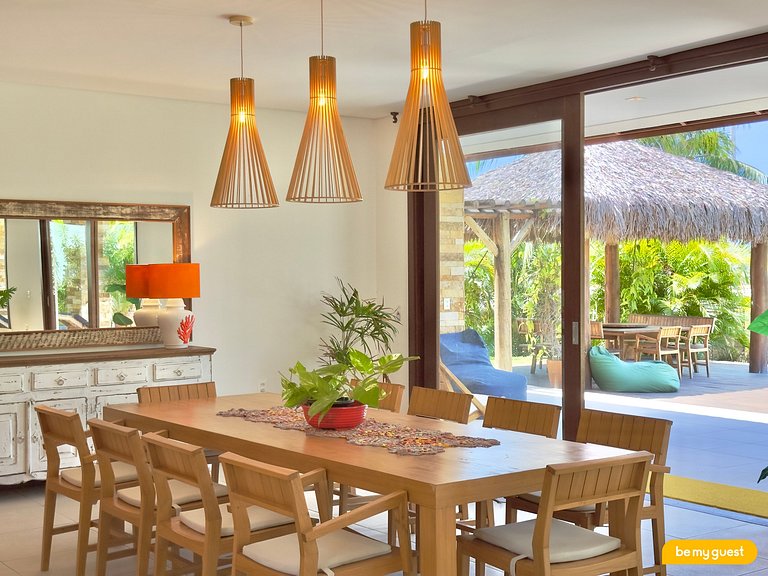 Villa Laranja Prainha – Casa 6 suítes frente mar Ceará