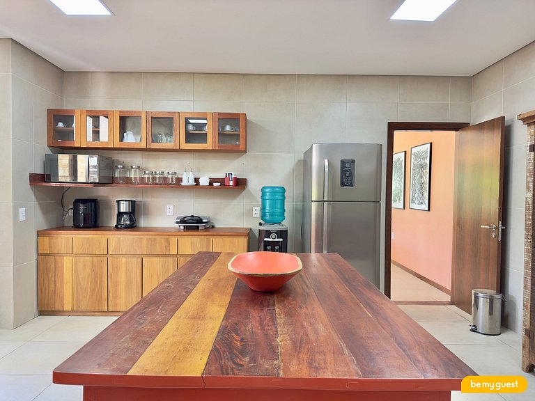 Villa Laranja Prainha 6-suite house facing the sea in Ceará