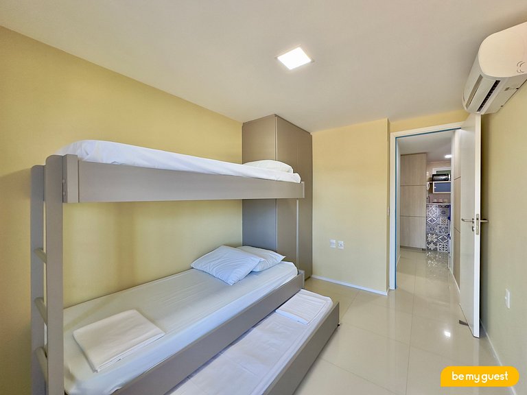 Apartamento completo de 3 quartos