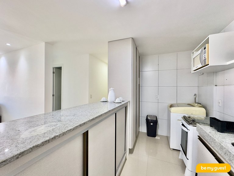 Apartamento no Solarium com vista da Piscina