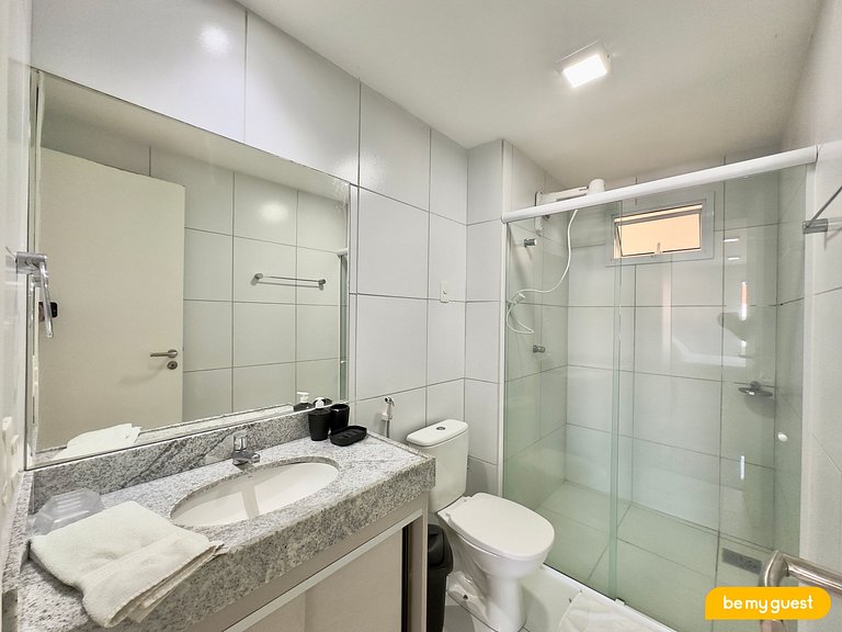 Apartamento no Solarium com vista da Piscina