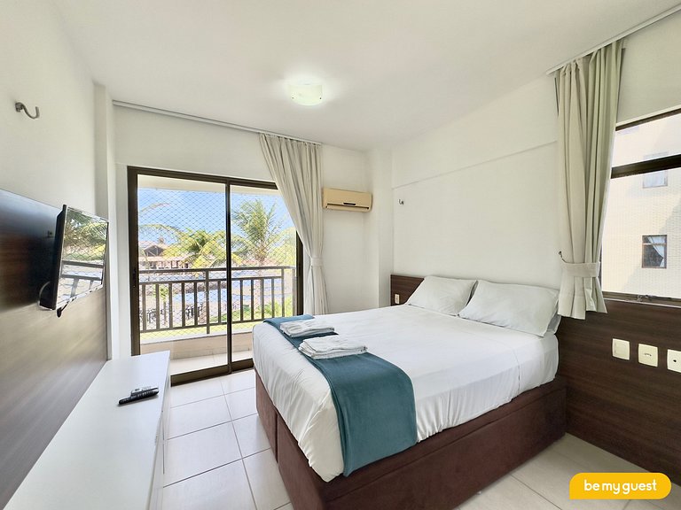Lindo apartamento decorado com vista