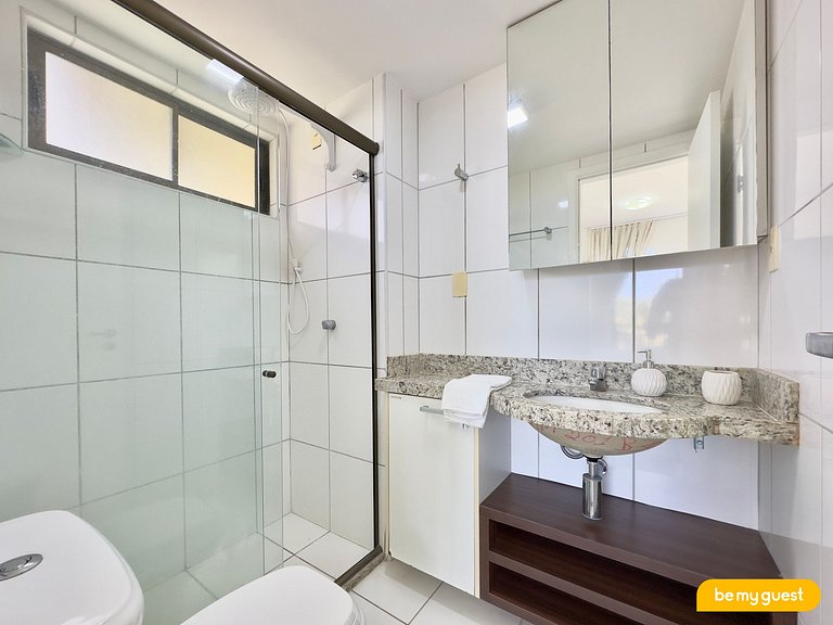 Lindo apartamento decorado com vista