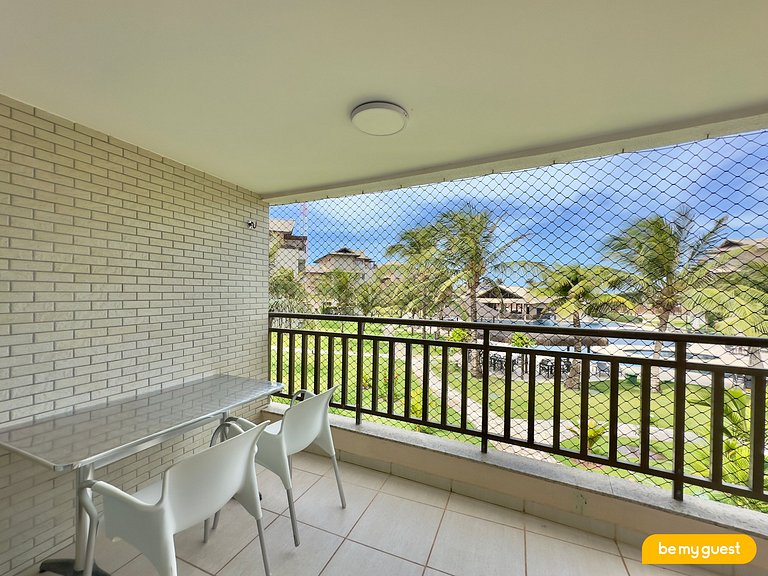 Lindo apartamento decorado com vista