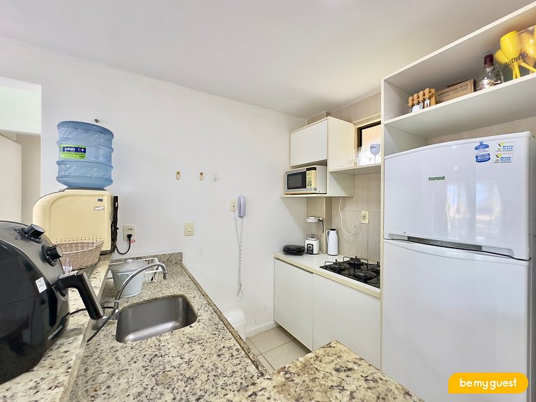 Lindo apartamento decorado com vista