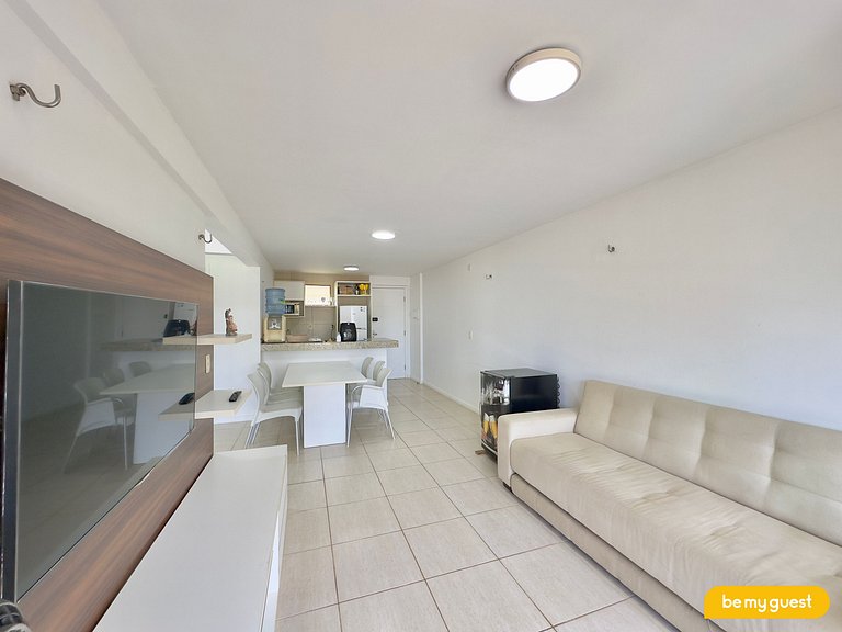 Lindo apartamento decorado com vista