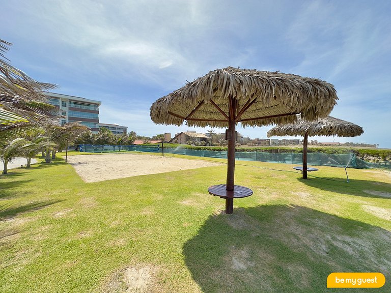 Lindo apartamento decorado e com vista mar