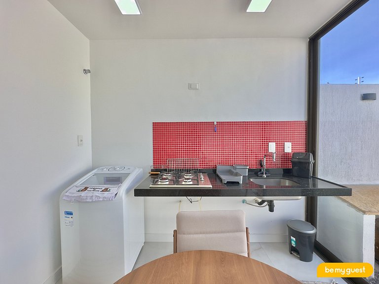 Acomodação tranquila e moderna no Porto das Dunas