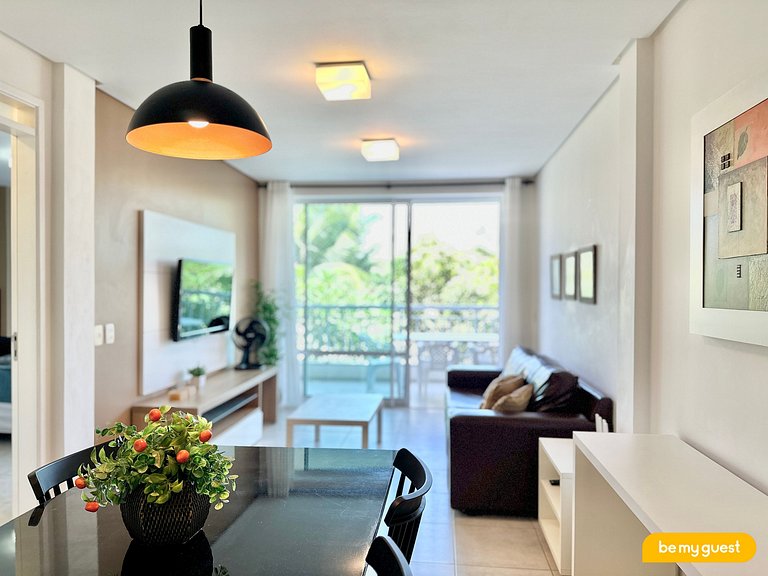 Lindo apartamento pé na areia no Porto das Dunas