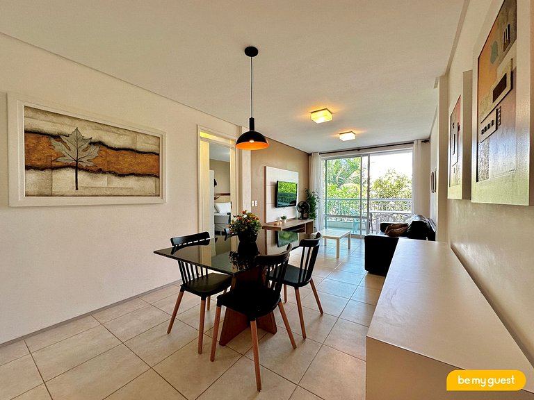 Lindo apartamento pé na areia no Porto das Dunas