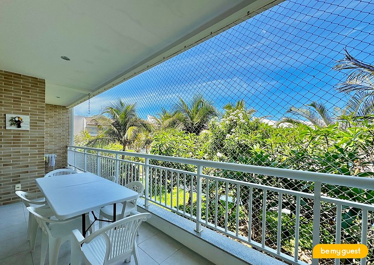 Lindo apartamento pé na areia no Porto das Dunas