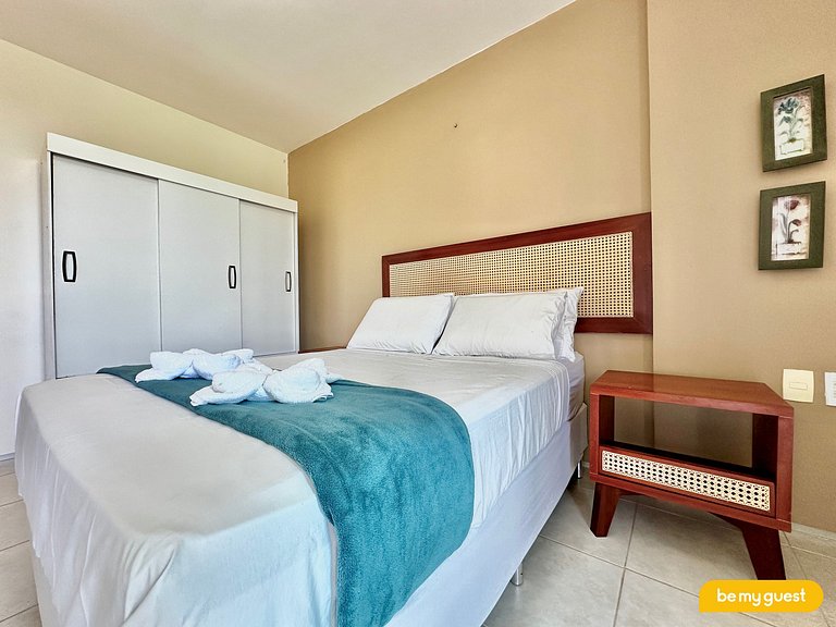 Lindo apartamento pé na areia no Porto das Dunas