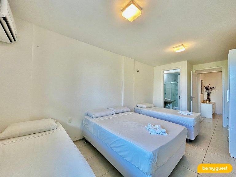 Lindo apartamento pé na areia no Porto das Dunas