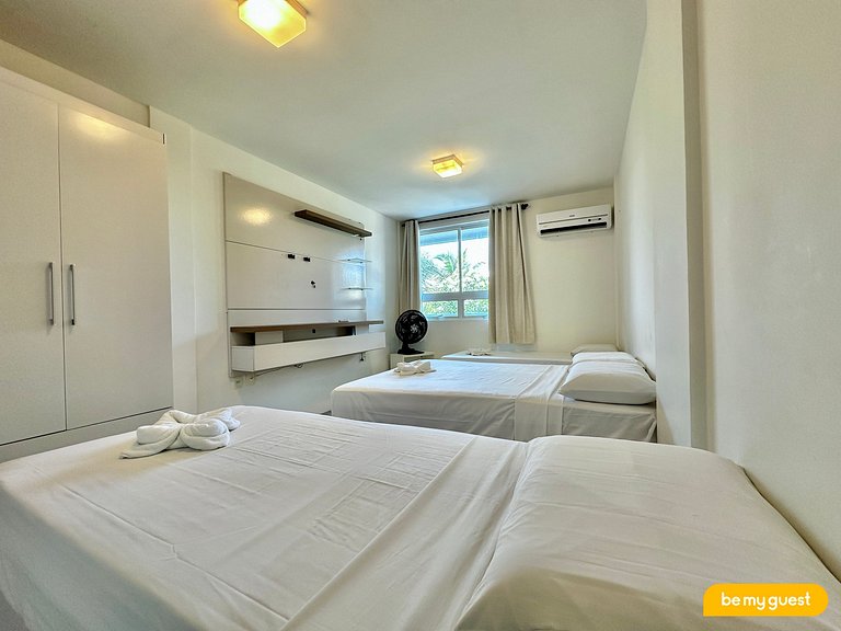 Lindo apartamento pé na areia no Porto das Dunas
