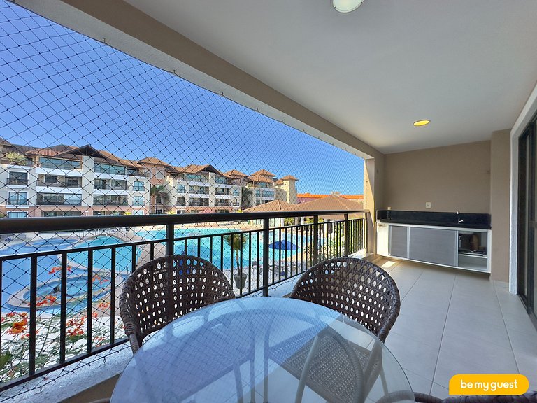 Lindo apartamento 3 quartos no Porto das Dunas