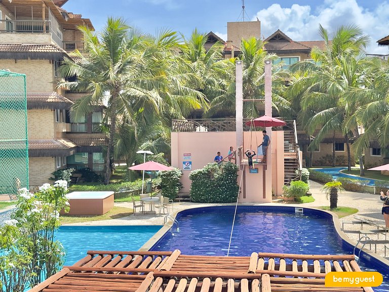 Cobertura incrível com jacuzzi e churrasqueira