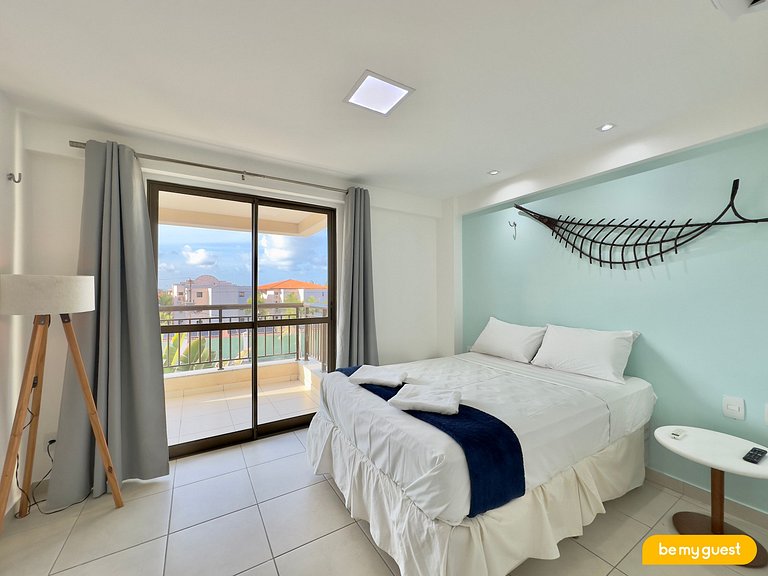 Cobertura Mediterranee: Jacuzzi, Churrasqueira e 3 Suítes