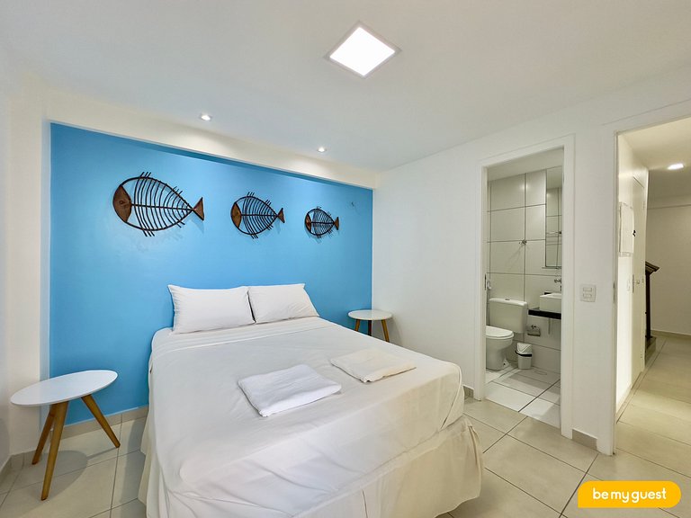 Cobertura Mediterranee: Jacuzzi, Churrasqueira e 3 Suítes