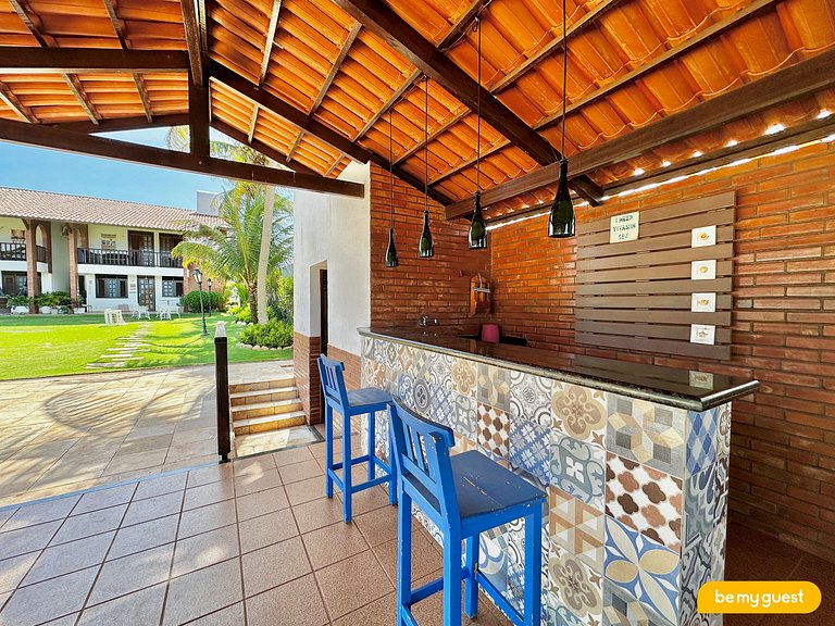 Casa completa e com belíssima vista do mar
