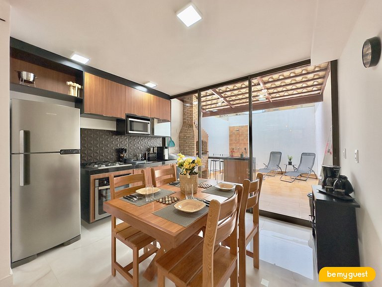Belo apartamento, moderno e com churrasqueira