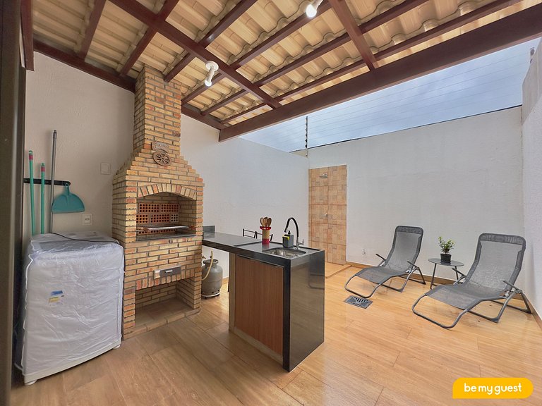 Belo apartamento, moderno e com churrasqueira