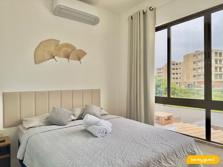 Belo apartamento, moderno e com churrasqueira