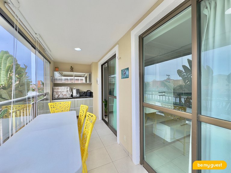 Apartamento de 2 quartos completo no Mediterranee