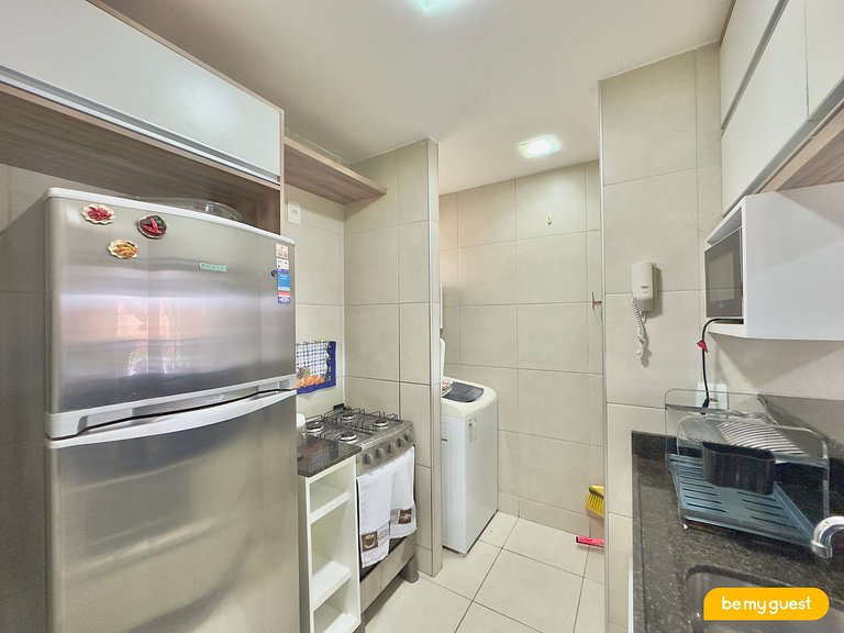 Apartamento de 2 quartos completo no Mediterranee