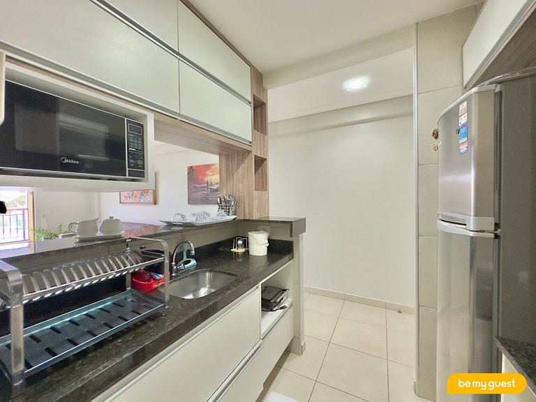 Apartamento de 2 quartos completo no Mediterranee