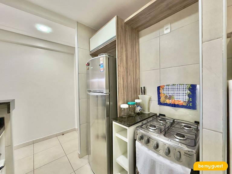 Apartamento de 2 quartos completo no Mediterranee