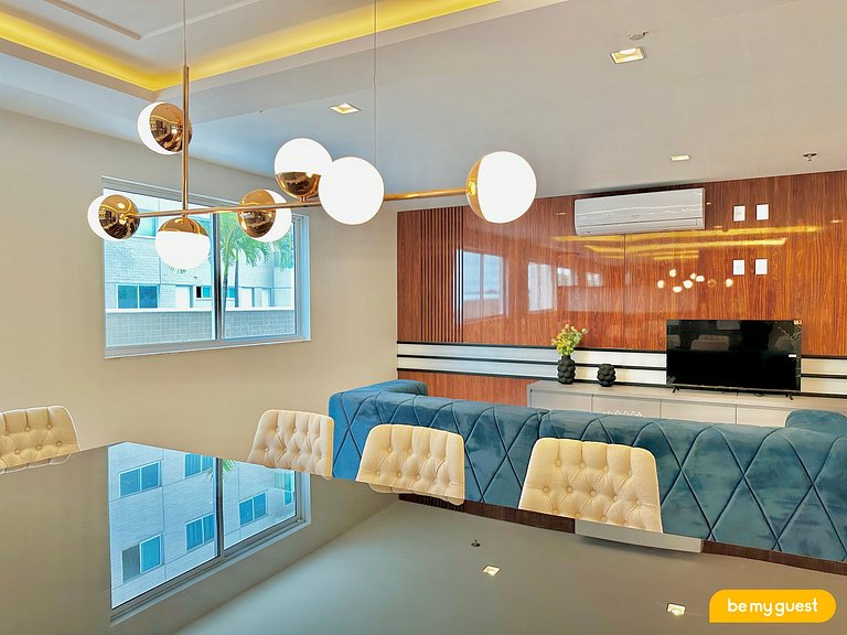 Lindo apartamento completo e decorado no Design
