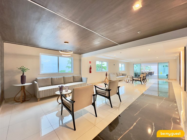 Lindo apartamento completo e decorado no Design