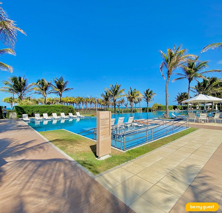 Mandara Lanai Pé na Areia: 4 Quartos e Varanda Gourmet