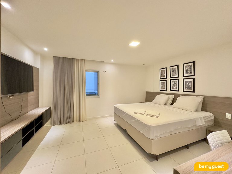 Cobertura com jacuzzi e vista mar no Golf Ville