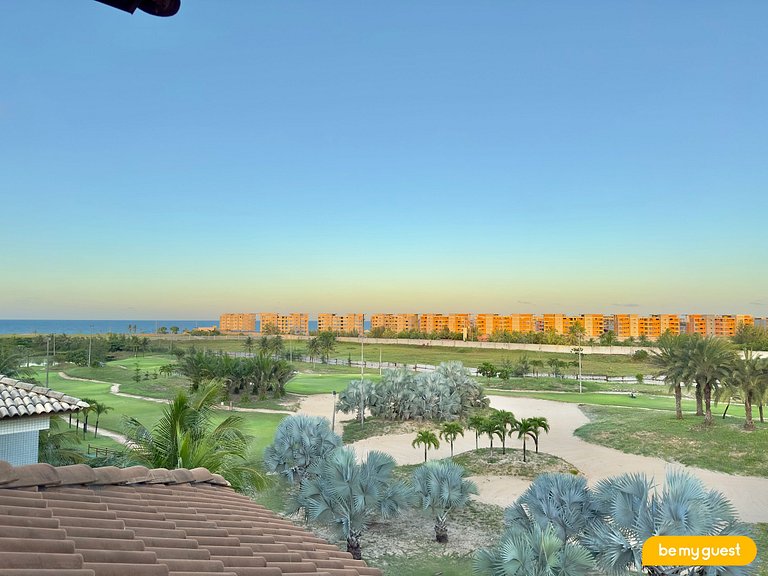 Cobertura com jacuzzi e vista mar no Golf Ville