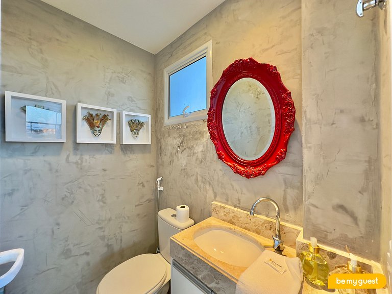 Cobertura com jacuzzi e vista mar no Golf Ville