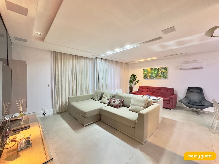apartamento incrível em hotel na beira mar